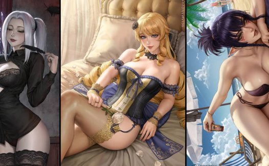 P站精选欧美画师@Sciamano240_Patreon系列原画奖励合集