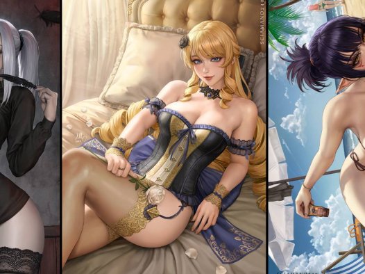 P站精选欧美画师@Sciamano240_Patreon系列原画奖励合集